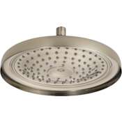 Brizo Essential 2.5 GPM Single Function Metal Raincan Shower Head Brilliance Brushed Nickel