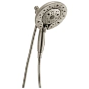Brizo Hydrati 2-in-1 1.75 GPM Multi Function Shower Head and Hand Shower Package with Integrated diverter and Shower Hose Brilliance Brushed Nickel