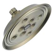 Brizo Essential 7-1/8" Single Function Raincan Shower Head with H2Okinetic Technology - 1.75 GPM Brilliance Brushed Nickel