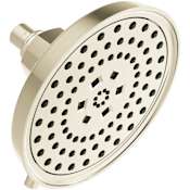 Brizo Invari 1.75 GPM Multi Function Shower Head with Touch Clean and H2OKinetic Technology - Limited Lifetime Warranty Brilliance Polished Nickel