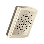 Brizo Vettis 1.75 GPM Multi Function Square Shower Head with H2Okinetic Technology Brilliance Polished Nickel