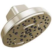 Brizo Levoir 2.5 GPM Multi Function Shower Head with H2Okinetic Technology Brilliance Polished Nickel