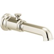 Brizo Invari 9" Integrated Diverter Tub Spout Brilliance Polished Nickel