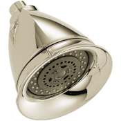 Brizo Essential 1.75 GPM Multi Function Shower Head Brilliance Polished Nickel