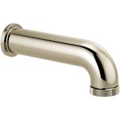 Brizo Litze 7-9/16" Integrated Diverter Tub Spout Brilliance Polished Nickel