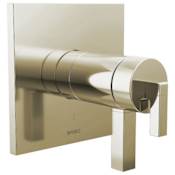Brizo Frank Lloyd Wright TempAssure Thermostatic Valve Trim Only with Integrated Volume Control - Less Rough In Brilliance Polished Nickel