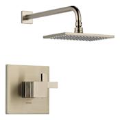 Brizo Rain Shower Trim Package with TempAssure Technology from the Siderna Collection Brilliance Brushed Nickel