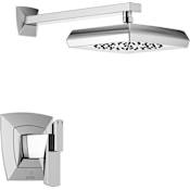 Brizo Vettis TempAssure Thermostatic Shower Trim Package - Less Rough In Valve - Limited Lifetime Warranty Chrome
