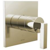 Brizo Frank Lloyd Wright Pressure Balanced Valve Trim Only - Less Handle and Rough In Brilliance Polished Nickel