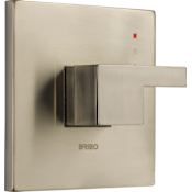 Brizo Siderna Pressure Balanced Valve Trim with Single Handle Lever Handle Brushed Nickel