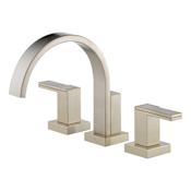 Brizo Deck Mounted Roman Tub Filler Trim Less Handles from the Siderna Collection Brilliance Brushed Nickel