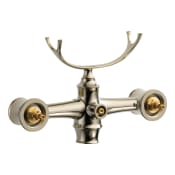 Brizo Wall, Deck or Floor Mount Two Handle Tub Filler Body Assembly  - Less Riser/Unions, Trim Kit and Handles Brilliance Polished Nickel