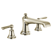 Brizo Rook Deck Mounted Roman Tub Filler Brilliance Polished Nickel