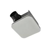 Broan 80 CFM 0.8 Sone Ceiling or Wall Mounted ENERGY STAR® Certified Exhaust Fan with CleanCover™ Grille White
