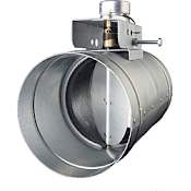 Broan 6" Broan Automatic Make-Up Air Damper - Direct Wired Aluminum