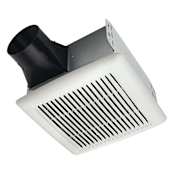 Broan 50-110 CFM 0.9 Sone Humidity Sensing Energy Star Rated Bath Fan with Brushless DC Motor White
