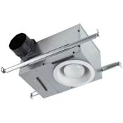 Broan 50 - 80 CFM 0.3, 2 Sone Ceiling Mounted Energy Star Certified Bath Fan White