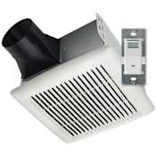 Broan Flex 110 CFM 1 Sone Ceiling Mounted Energy Star Certified Bath Fan White