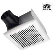 Broan 50 CFM 0.5 Sone Ceiling Mounted Energy Star Certified Bath Fan White