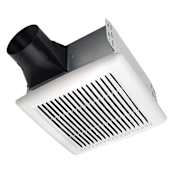 Broan InVent Series 80 CFM 0.7 Sone Ceiling Mounted HVI Certified Bath Fan White