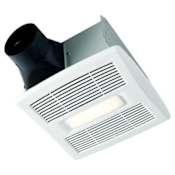 Broan InVent 80 CFM 0.7 Sone Ceiling Mounted Energy Star Certified Bath Fan White