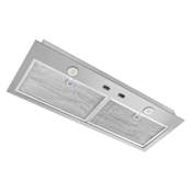 Broan 140-300 CFM 24" Built-In Power Pack Insert Range Hood with LED Lighting Stainless Steel