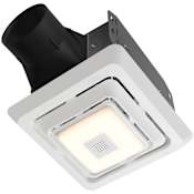 Broan Roomside 70 CFM 2 Sone Ceiling Mounted Energy Star Certified Bath Fan White