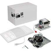 Broan PowerHeat 80 CFM 1.5 Sone Exhaust Fan with Heater Light Finish Project Pack White