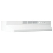 Broan BUEZ1 Recirculating 21 Inch Wide Under Cabinet Range Hood White
