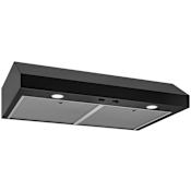 Broan GLA1 Series 130 - 350 CFM 30 Inch Wide Under Cabinet Range Hood with EZ1 Brackets Black