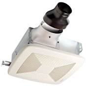 Broan Intermediate 80 CFM 1.1 Sone Ceiling / Wall Mounted Energy Star Certified Utility Fan White Polymeric