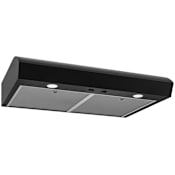 Broan MTR1 Series 130 - 350 CFM 30 Inch Wide Under Cabinet Range Hood with EZ1 Brackets Black