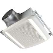 Broan Ultra Pro 80 CFM .3 Sone Ceiling Mounted LED HVI Certified Bath Fan White