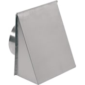 Broan Broan-Nutone 643FA Aluminum Fresh Air Inlet Wall Cap for 8 Aluminum