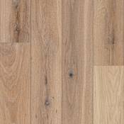 Bruce 7" Wide Wire Brushed Engineered White Oak Hardwood Flooring - No Gloss - Sold by Carton (32.27 SF/Carton) Warm Home