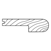 Bruce 78" x 3" Wood Glue Down Hardwood Stair Nose Warm Home Stair Nose