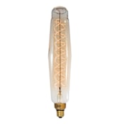 Bulbrite Grand Nostalgic 60 Watt Tubular Shaped Oversized Incandescent Dimmable Light Bulb with Medium (E26) Base, 2200K, and 95CRI Antique