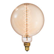 Bulbrite Grand Nostalgic 60 Watt G63 Globe Shaped Oversized Incandescent Dimmable Light Bulb with Medium (E26) Base, 2200K, and 95CRI Antique