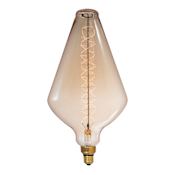 Bulbrite Grand Nostalgic 60 Watt Diamond Shaped Oversized Incandescent Dimmable Light Bulb with Medium (E26) Base, 2200K, and 95CRI Antique