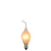 Bulbrite 6 Watt Dimmable S6 Candelabra (E12) Incandescent Bulb- 0 Lumens and 2700K Silicone