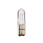 Bulbrite 75 Watt Dimmable T4 BA15D Halogen Bulb- 1350 Lumens and 2900K Clear