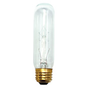 Bulbrite 25 Watt Dimmable T10 Medium (E26) Incandescent Bulb- 180 Lumens and 2700K Clear