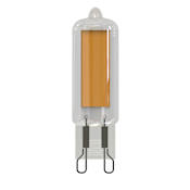 Bulbrite 3.5 Watt Dimmable T4 G9 LED Bulb- 300 Lumens, 2700K, and 80CRI Clear