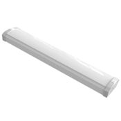 Bulbrite Single Light 24" Long Integrated LED Commercial Strip Light with Adjustable Color Temperature White