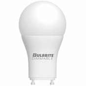 Bulbrite 9 Watt Dimmable A19 GU24 LED Bulb- 800 Lumens, 3000K, and 90CRI Frost