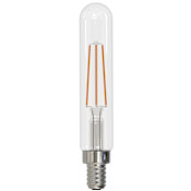 Bulbrite 4.5 Watt Dimmable T8 Candelabra (E12) LED Bulb- 450 Lumens, 3000K, and 90CRI Clear