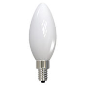 Bulbrite 6.5 Watt Dimmable B11 Candelabra (E12) LED Bulb- 750 Lumens, 5000K, and 90CRI Milky