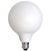 Bulbrite 8.5 Watt Dimmable G40 Medium (E26) LED Bulb- 800 Lumens, 5000K, and 90CRI Milky