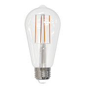 Bulbrite 8.5 Watt Dimmable ST18 Medium (E26) LED Bulb- 800 Lumens, 5000K, and 90CRI Clear