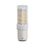 Bulbrite Pack of (2) 4.5 Watt Dimmable T5 BA15D LED Bulbs - 400 Lumens, 2700K, and 80CRI Clear